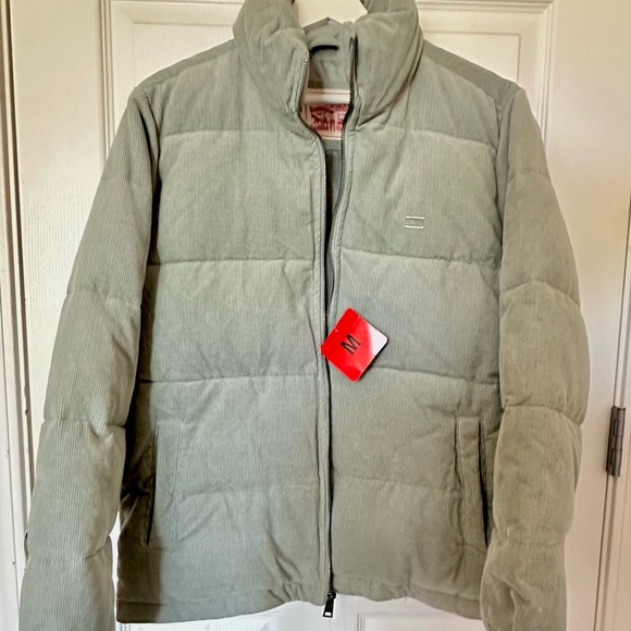 Levi's Jackets & Blazers - Women's Green Puffer Jacket